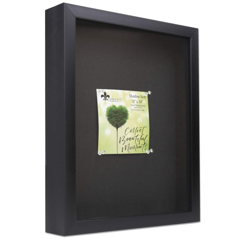 Lawrence Frames Shadow Box Frame, 11x14,Black - Image 1